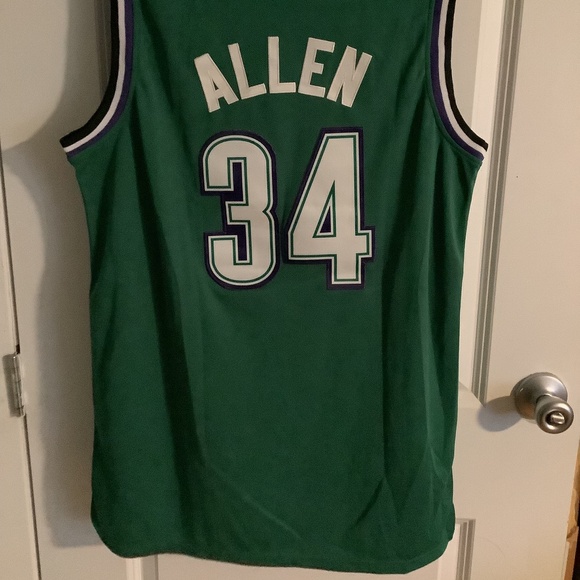 Ray Allen Milwaukee Bucks Throwback NBA Jersey Mens Large - Picture 6 of 8